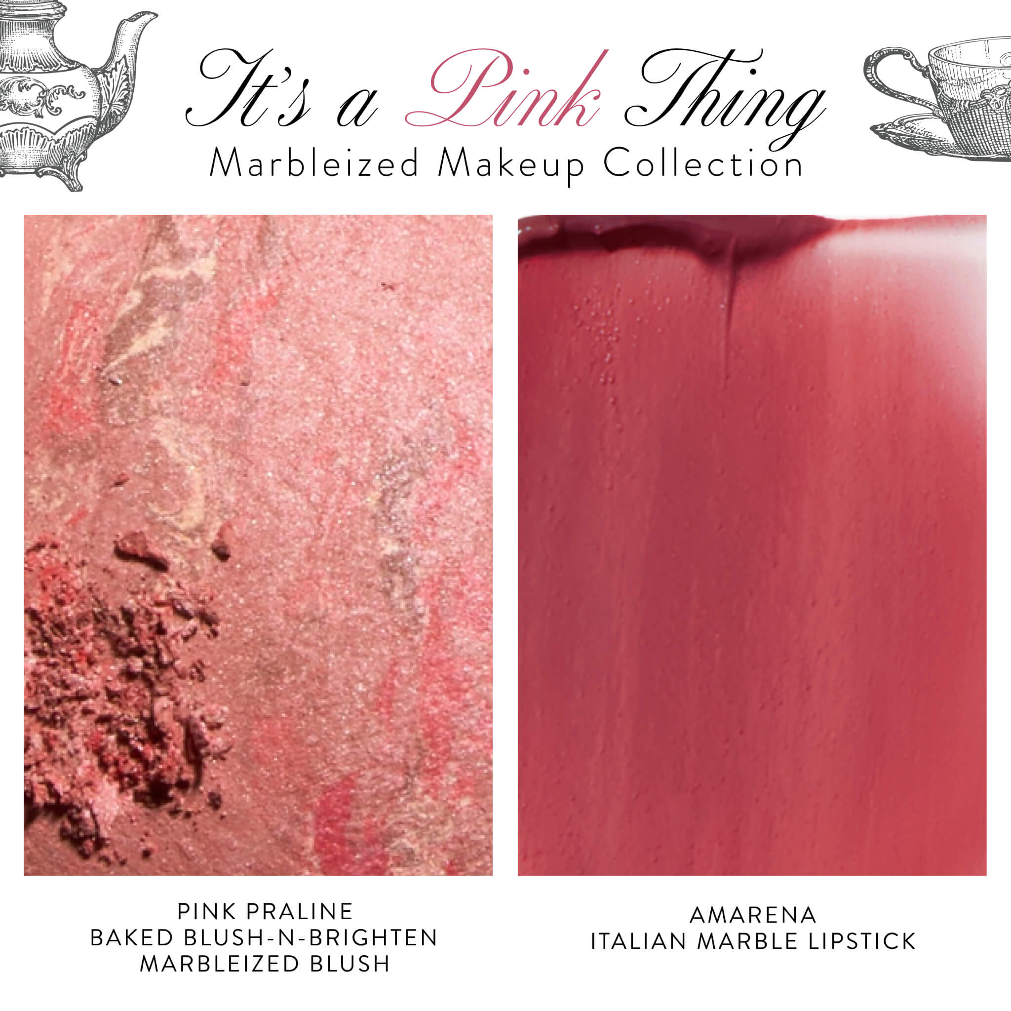 It's a Pink Thing Marbleized Makeup Collection (2 PC) - Image 3